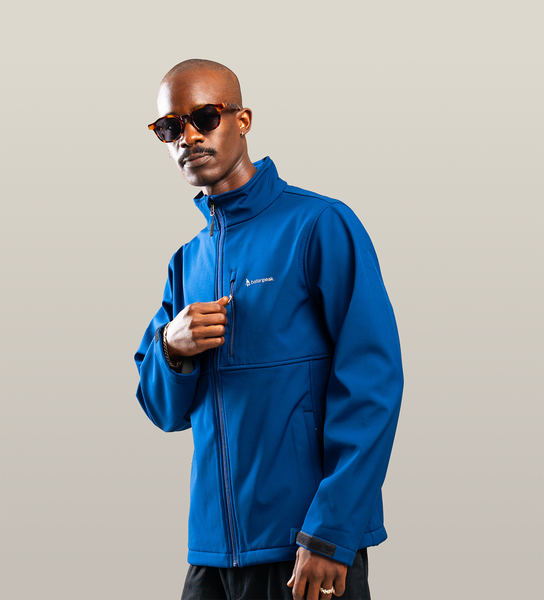 Lenana Men's Shell Jacket – Water-Repellent Soft Shell – Batian Peak